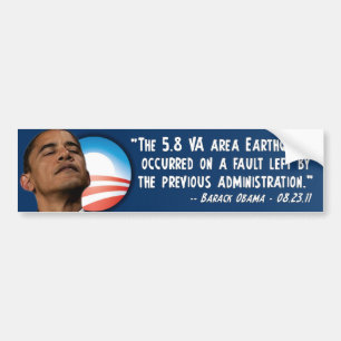 Adesivo Para Carro Barack Obama - terremoto