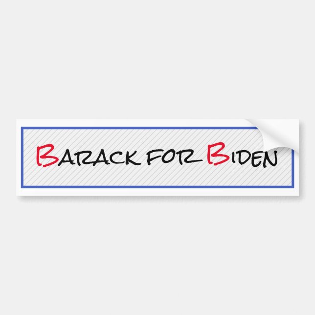 Adesivo Para Carro Barack para Biden (Frente)