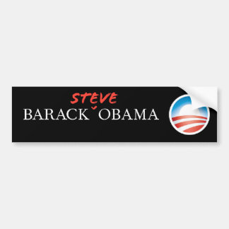 Adesivo Para Carro Barack Steve Obama