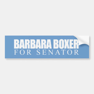 Adesivo Para Carro Barbara Boxer para o senador 2010
