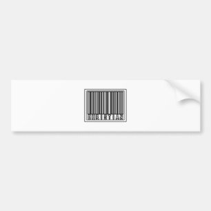 Adesivo Para Carro Barcode Christian