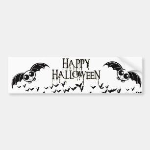 Adesivo Para Carro Bat de Cartoon de Halloween
