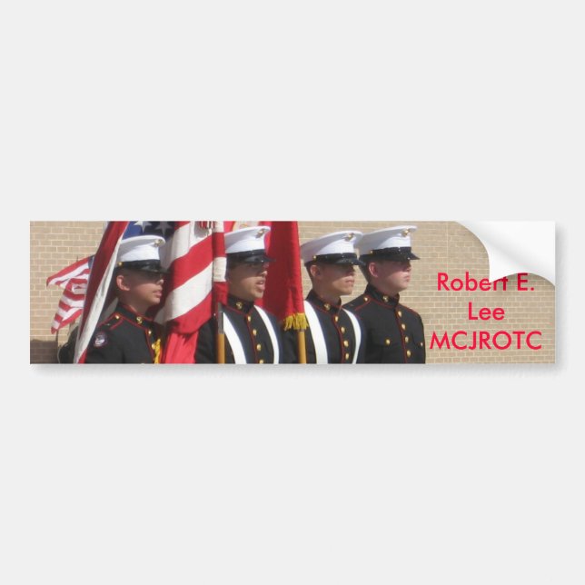 Adesivo Para Carro Baytown Robert E. Lee MCJROTC (Frente)