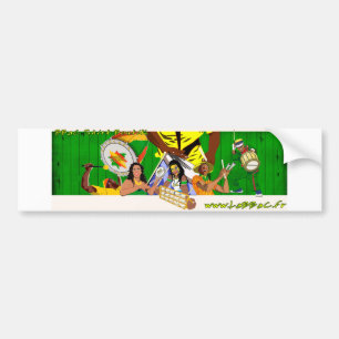 Adesivo Para Carro BBaC Stiker Samba Batucada Brasil