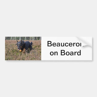 Adesivo Para Carro beauceron do autocolante no vidro traseiro