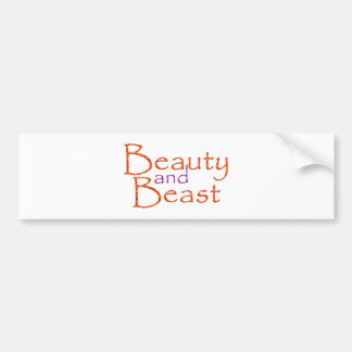 Adesivo Para Carro Beauty and Beast