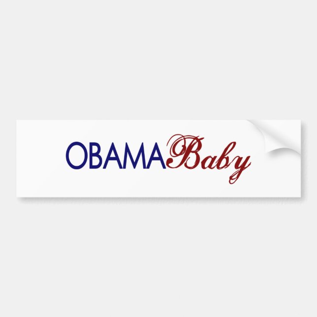 Adesivo Para Carro Bebê de Obama (Frente)