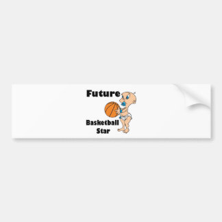 Adesivo Para Carro bebê futuro estrela de basquetebol