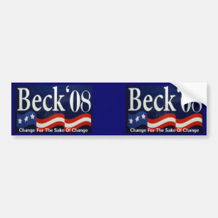Adesivo Para Carro Beck '08 - MUDANÇA