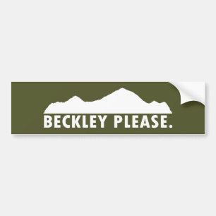Adesivo Para Carro Beckley West Virginia, por favor