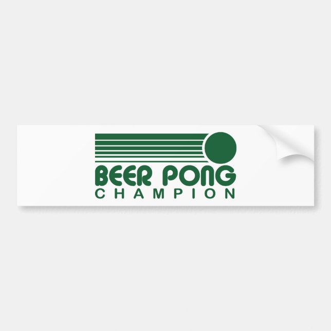 Adesivo Para Carro Beer Pong (Frente)