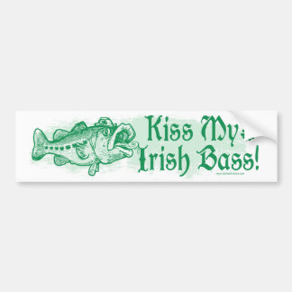 Adesivo Para Carro Beije meu baixo irlandês