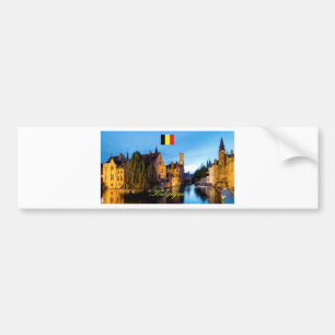 Adesivo Para Carro Belga Medieval Bruges - Foto Pro
