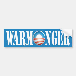 Adesivo Para Carro Belicista de Obama