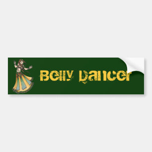 Adesivo Para Carro Belly Dancer Bumper Sticker