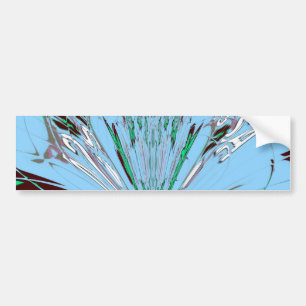Adesivo Para Carro Belo Belo Aqua Azul incrível Motif Floral de