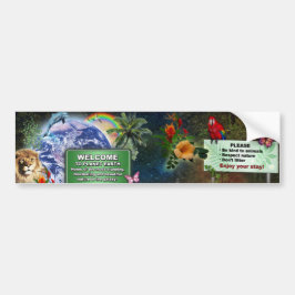 Adesivo Para Carro Bem-vindo ao Planeta Terra