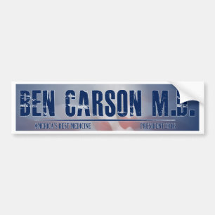 Adesivo Para Carro Ben Carson M.D. para o presidente