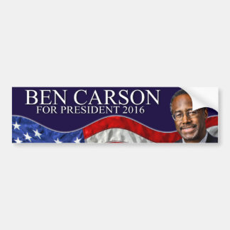 Adesivo Para Carro Ben Carson para o presidente 2016