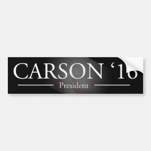 Adesivo Para Carro Ben Carson para o presidente autocolante no vidro