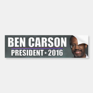Adesivo Para Carro Ben Carson - presidente 2016