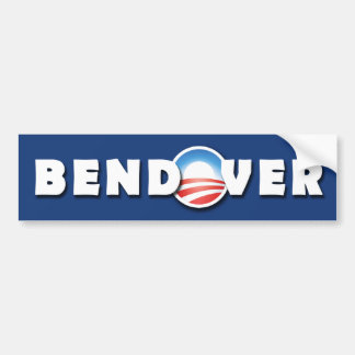 Adesivo Para Carro BENDOVER- Barack Obama - Democrática - pára-choque