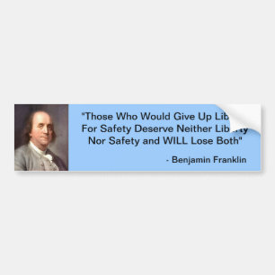 Adesivo Para Carro Benjamin Franklin
