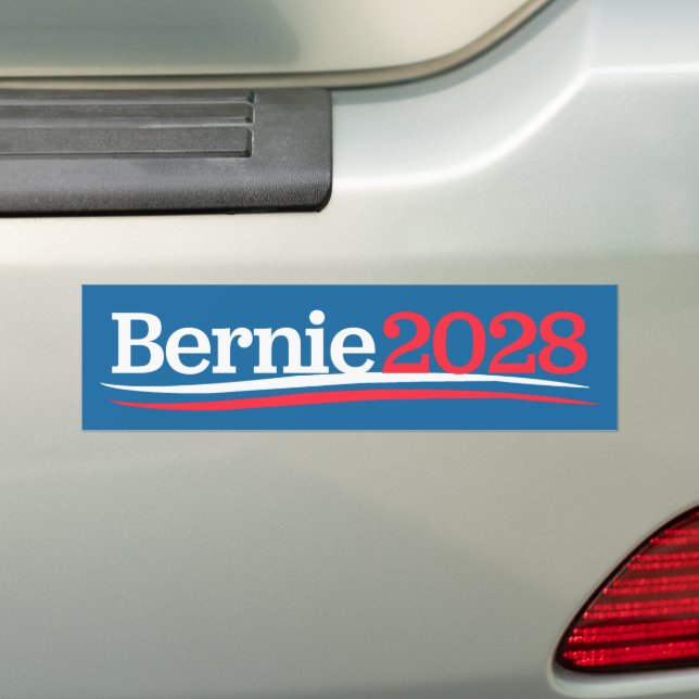 Adesivo Para Carro Bernie 2028 (No carro)