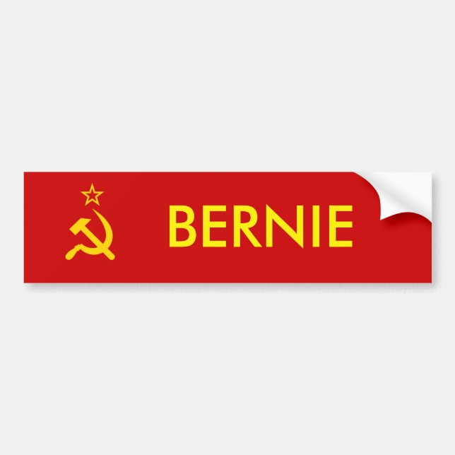 Adesivo Para Carro Bernie o autocolante no vidro traseiro do Commie (Frente)