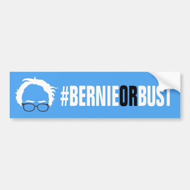 Adesivo Para Carro Bernie ou busto - máquinas de lixar de Bernie para (Frente)