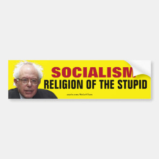 Adesivo Para Carro Bernie Sanders Socialismo Religião Do Estúpido