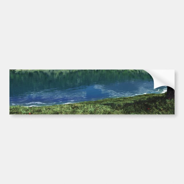 Adesivo Para Carro Besside Deep Watts Bumper Sticker (Frente)