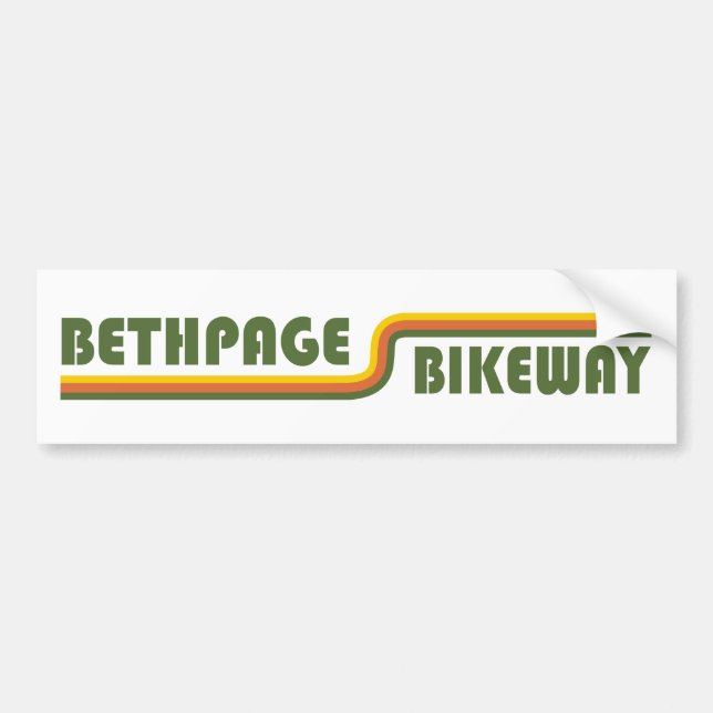 Adesivo Para Carro Bethpage Bikeway (Frente)