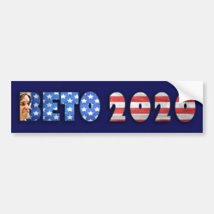 Adesivo Para Carro Beto O'Rourke para as eleições do Presidente 2020