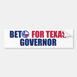 Adesivo Para Carro Beto para as eleições do Governador 2022 no Texas