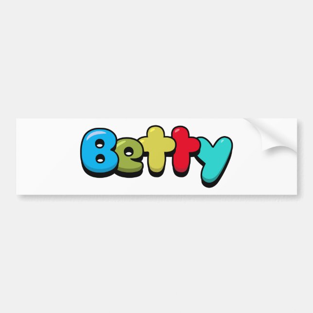 Adesivo Para Carro Betty (Frente)