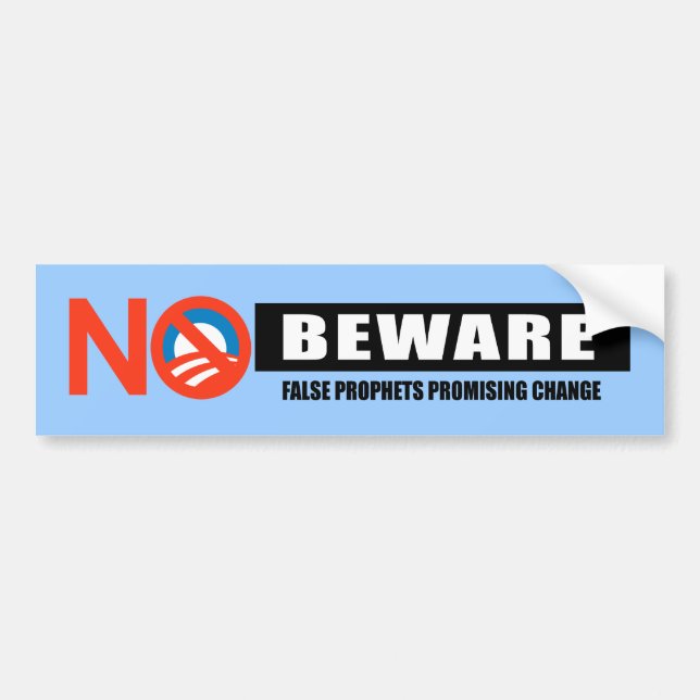 ADESIVO PARA CARRO BEWARE - PROFETAS FALSOS (Frente)