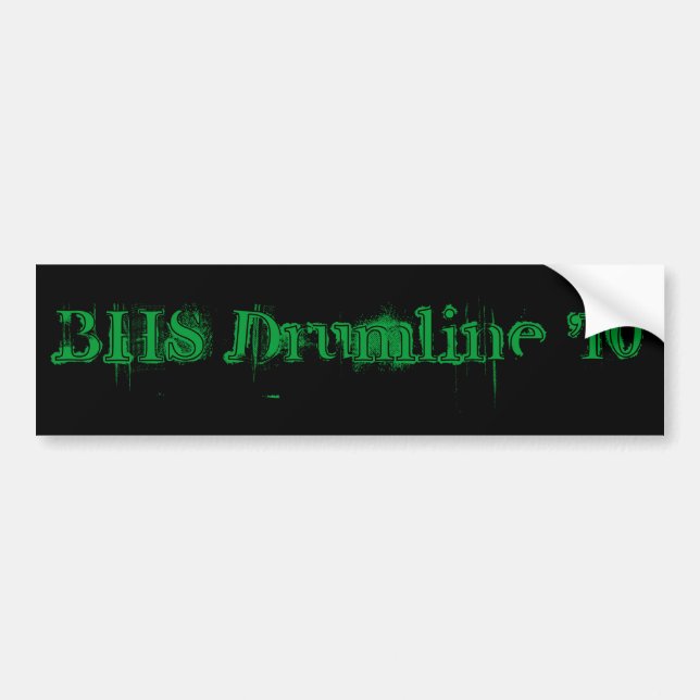 Adesivo Para Carro BHS Drumline '10 (Frente)