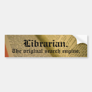Adesivo Para Carro Bibliotecário