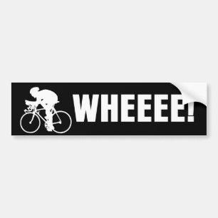 Adesivo Para Carro Bicicleta de WHEEE