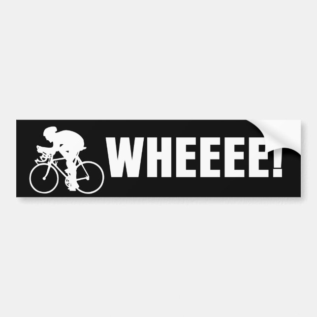 Adesivo Para Carro Bicicleta de WHEEE (Frente)