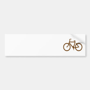 Adesivo Para Carro Bicicleta Marrom