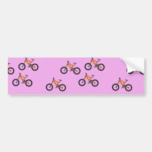 Adesivo Para Carro Bicicletas a rosa