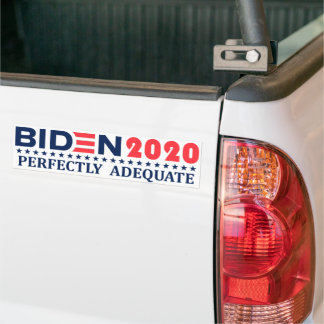 Adesivo Para Carro Biden 2020: Vinheta para-choques PERFEITAMENTE ADE