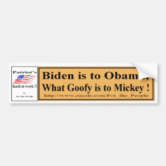 Adesivo Para Carro Biden a Obama Y