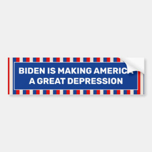 Adesivo Para Carro Biden É A América Fazer Uma Depressão Excelente