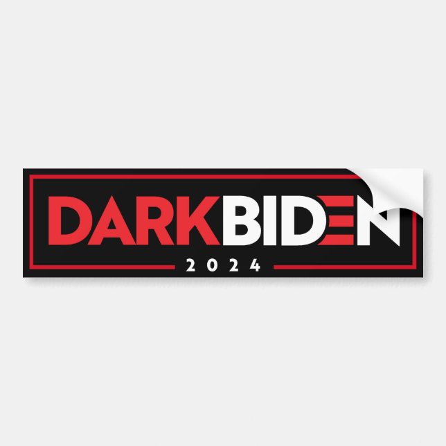 Adesivo Para Carro Biden Escuro 2024 (Frente)