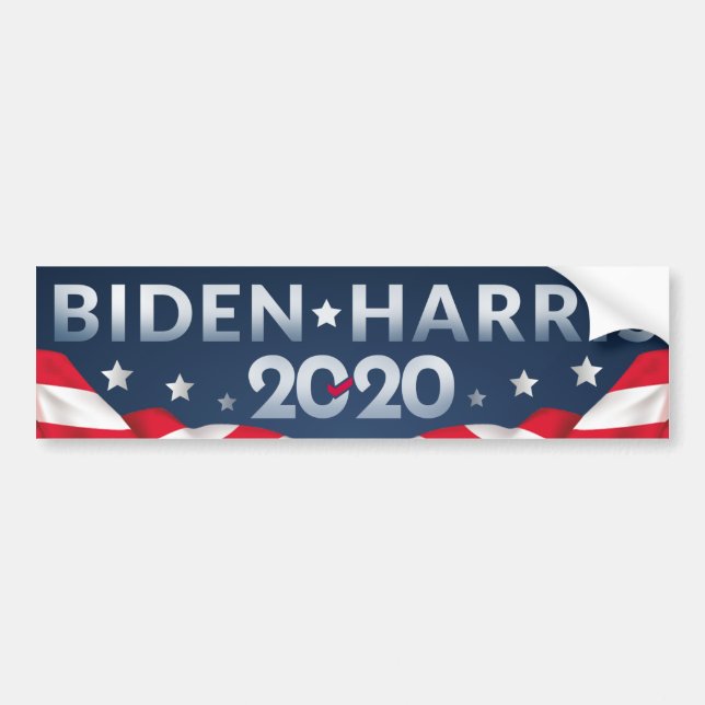 Adesivo Para Carro Biden/Harris 2020 (Frente)