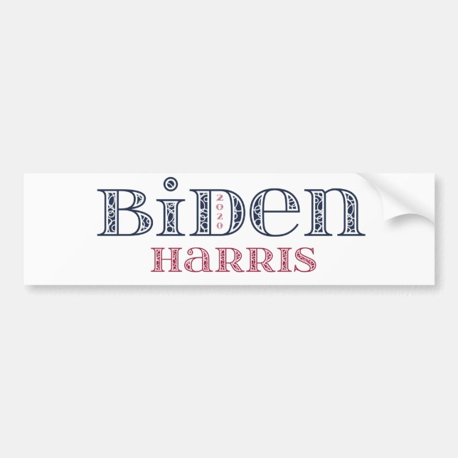 Adesivo Para Carro Biden & Harris 2020 (Frente)
