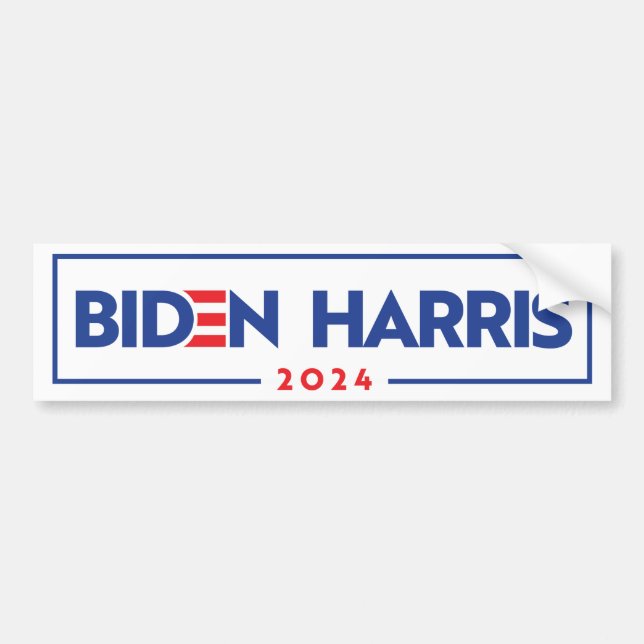 Adesivo Para Carro Biden Harris 2024 (Frente)